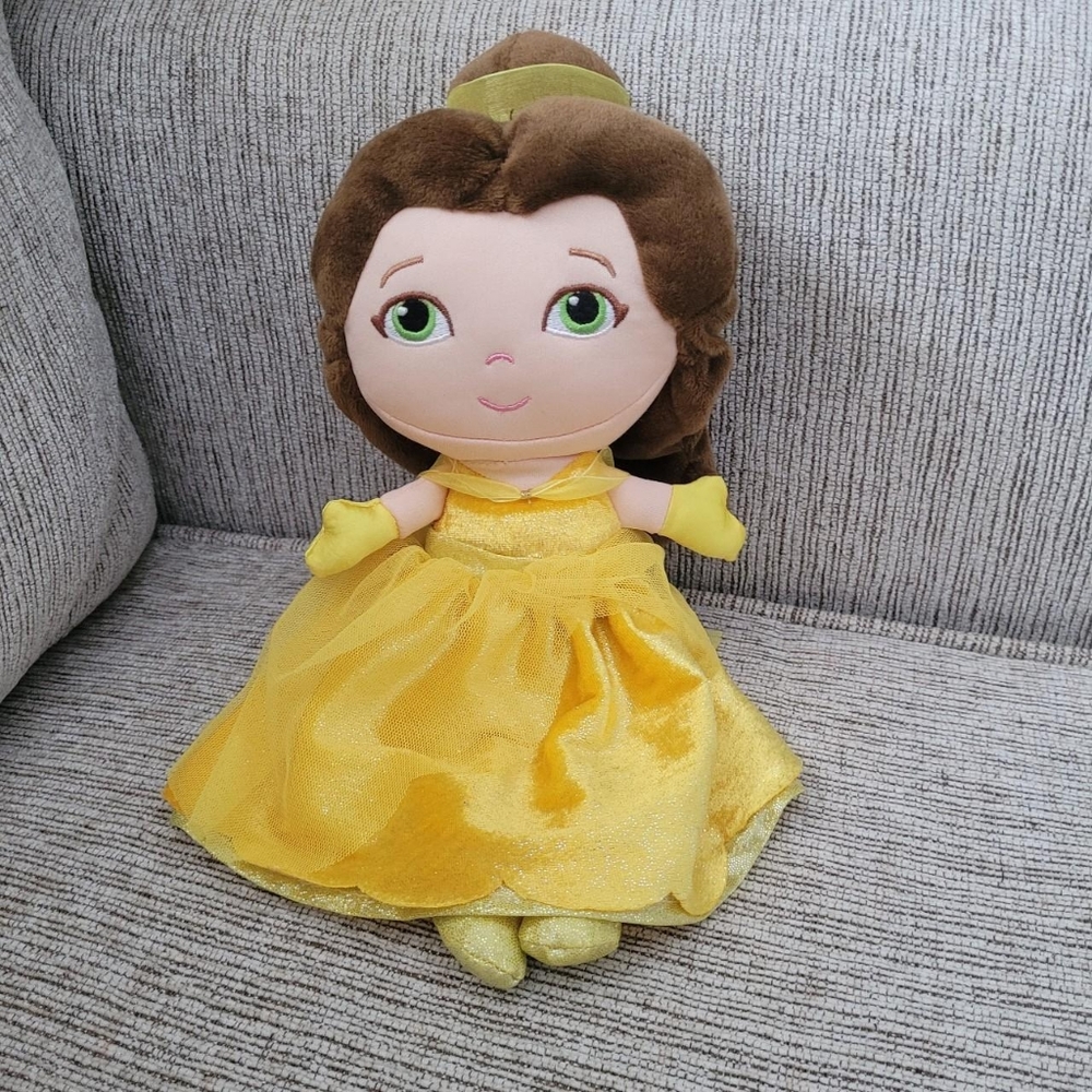 Disney Baby Princess Belle in Yellow Dress Plush Doll 12"